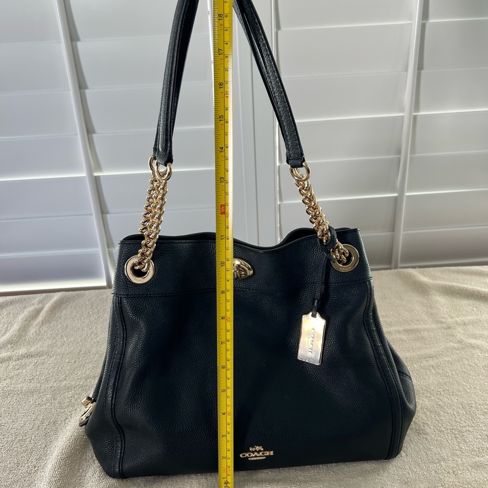 Coach Edie Turnlock Shoulder Bag - C1684-36855 - Picture 2 of 16